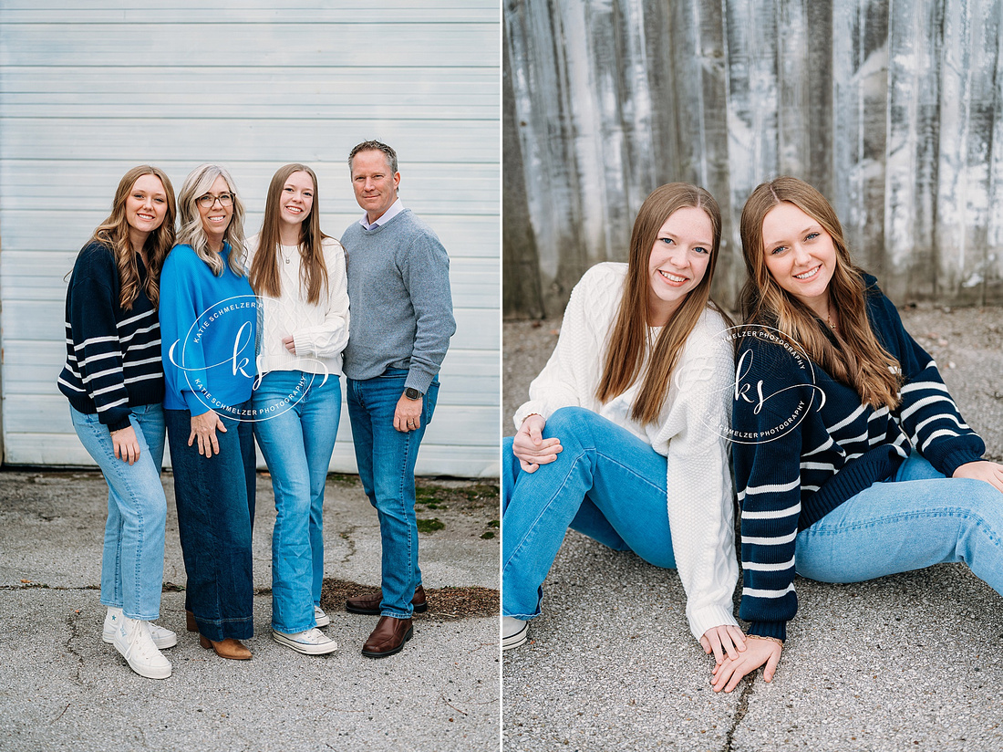 Outdoor Iowa Family Photos photographed by Iowa Family Photographer KS Photography 