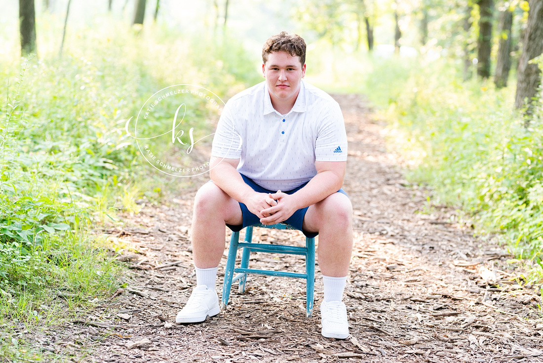 Iowa Summer + Fall Senior Portraits of IA male Senior photographed by Iowa Senior Photographer KS Photography 