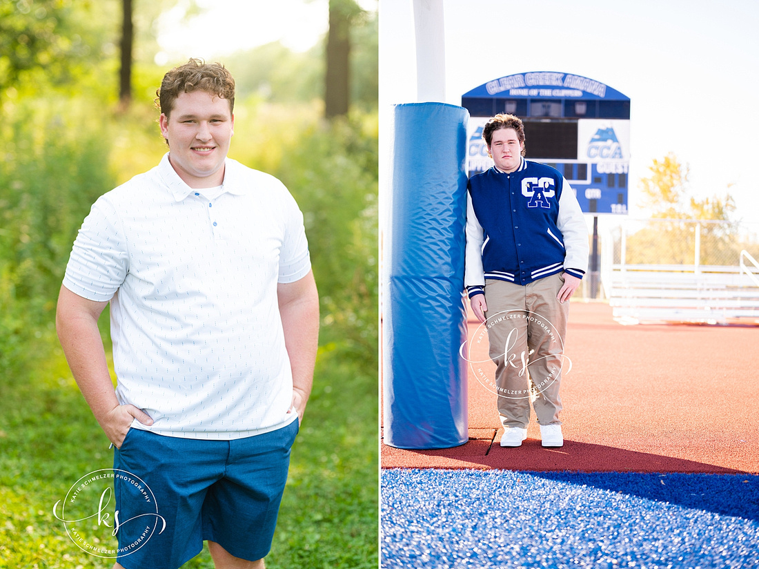 Iowa Summer + Fall Senior Portraits of IA male Senior photographed by Iowa Senior Photographer KS Photography 