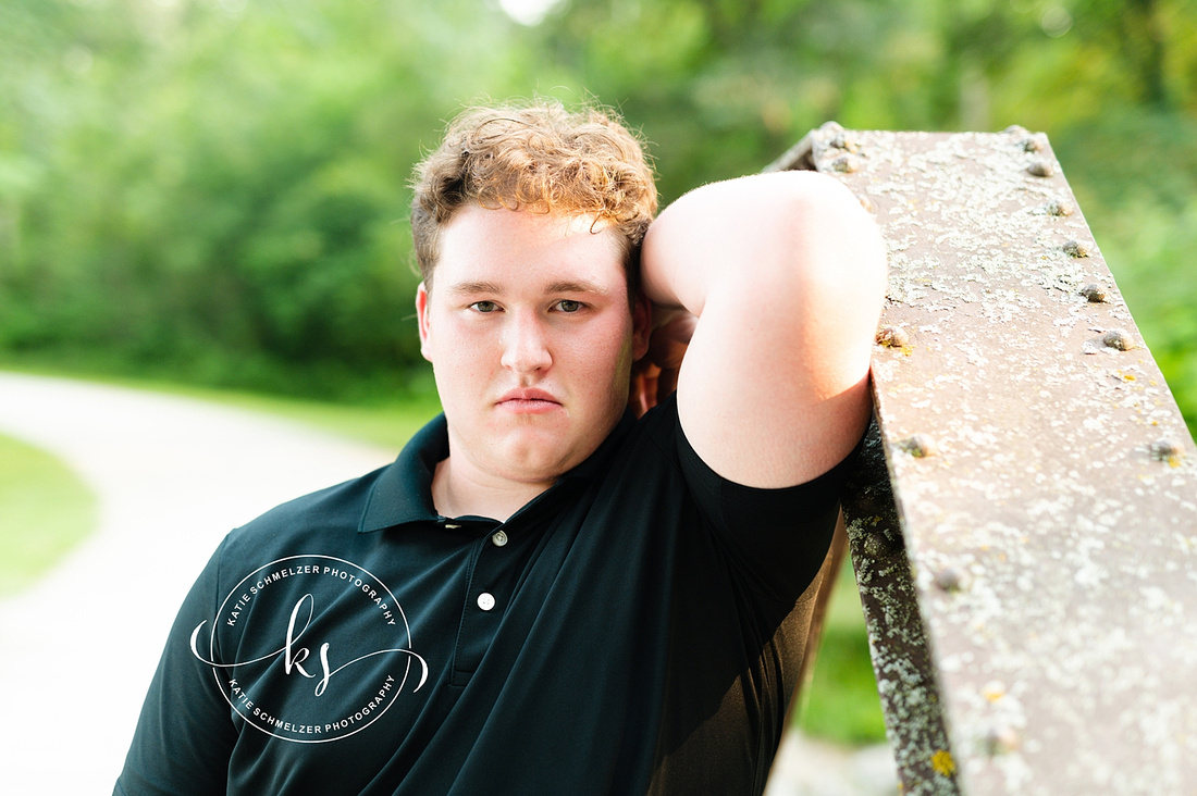 Iowa Summer + Fall Senior Portraits of IA male Senior photographed by Iowa Senior Photographer KS Photography 