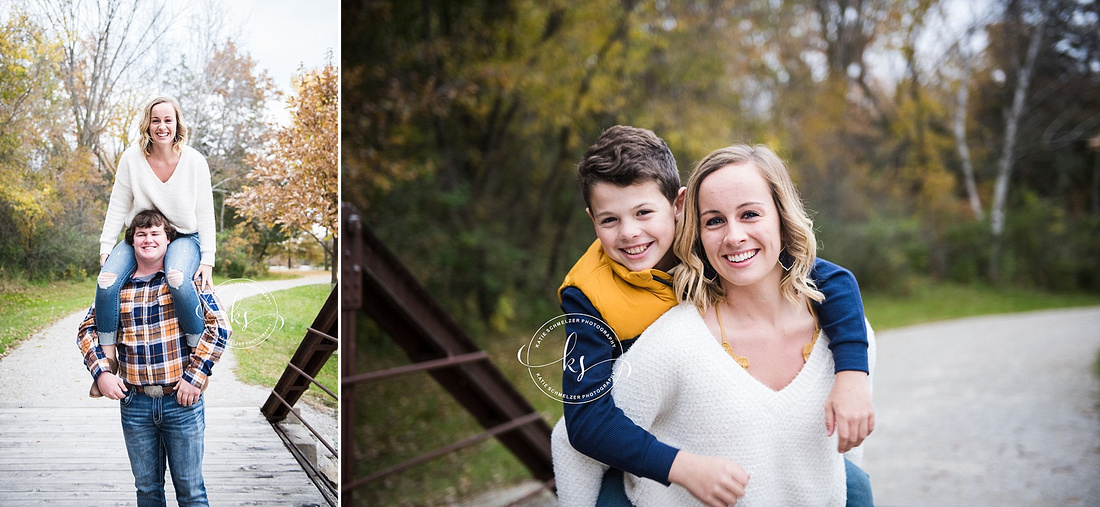 Fun family portraits in Iowa with KS Photography