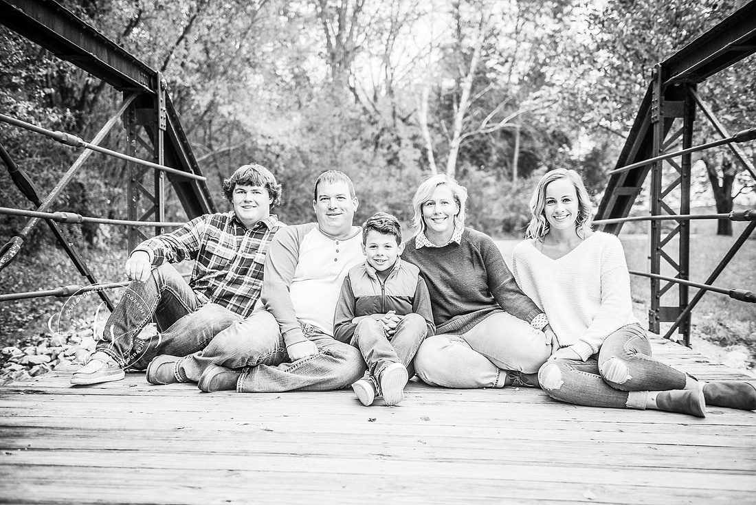 Fun family portraits in Iowa with KS Photography