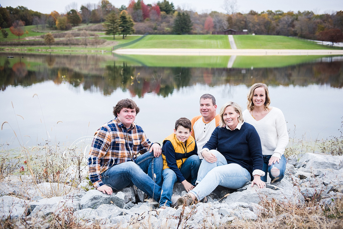 Fun family portraits in Iowa with KS Photography