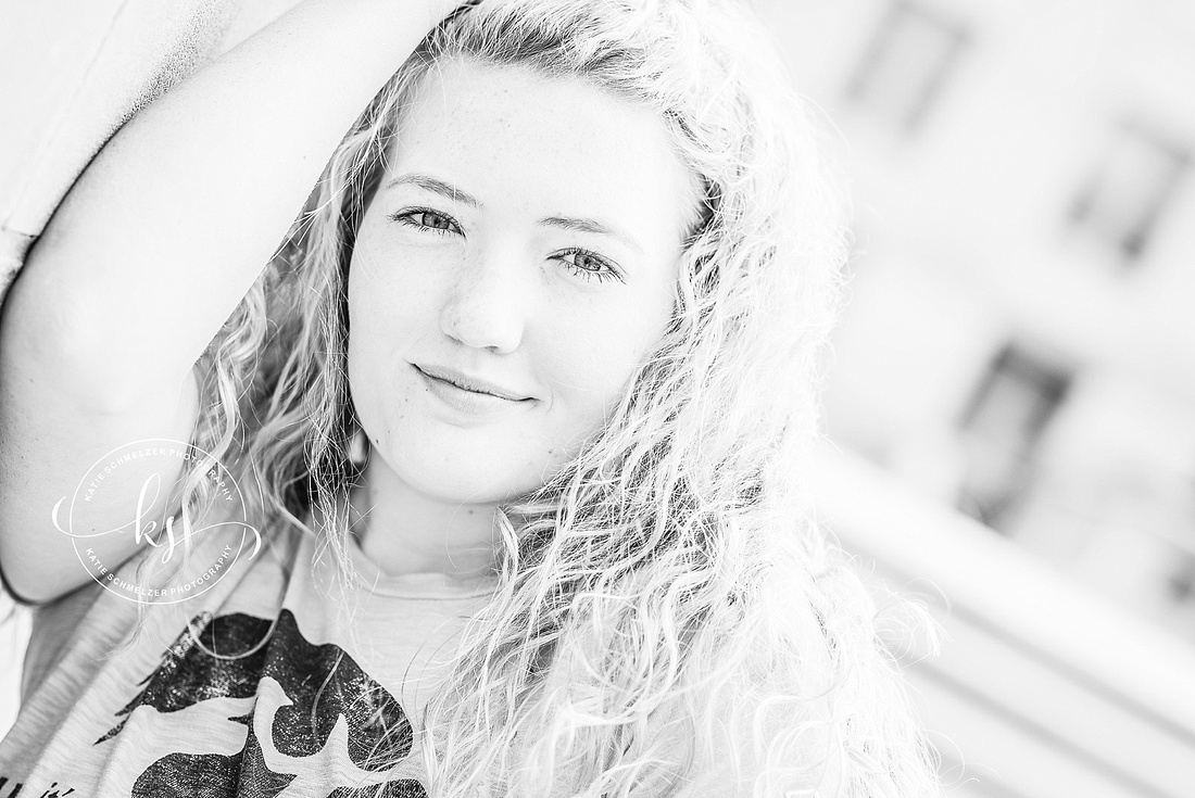 Senior portraits with Liberty High School senior and Iowa photographer KS Photography