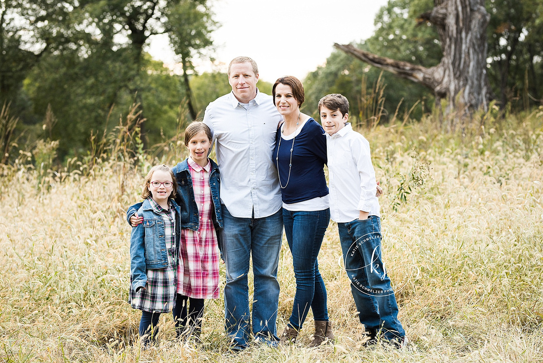 Fall family mini session with Tiffin IA family photographer, KS Photography