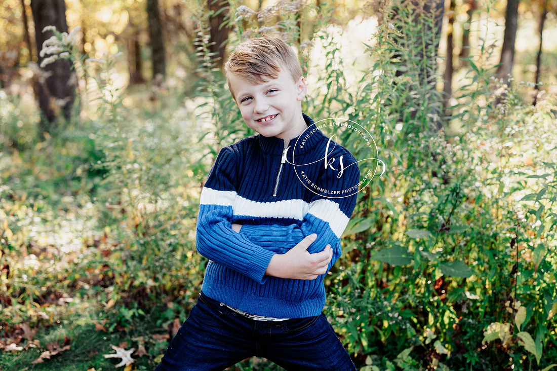 Evening Family Mini Session photographed by Iowa Family Photographer KS Photography