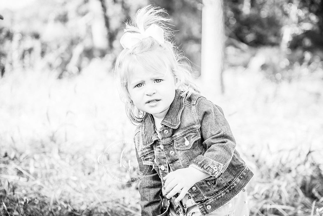 Iowa City family portraits in the fall with Tiffin IA family photographer KS Photography