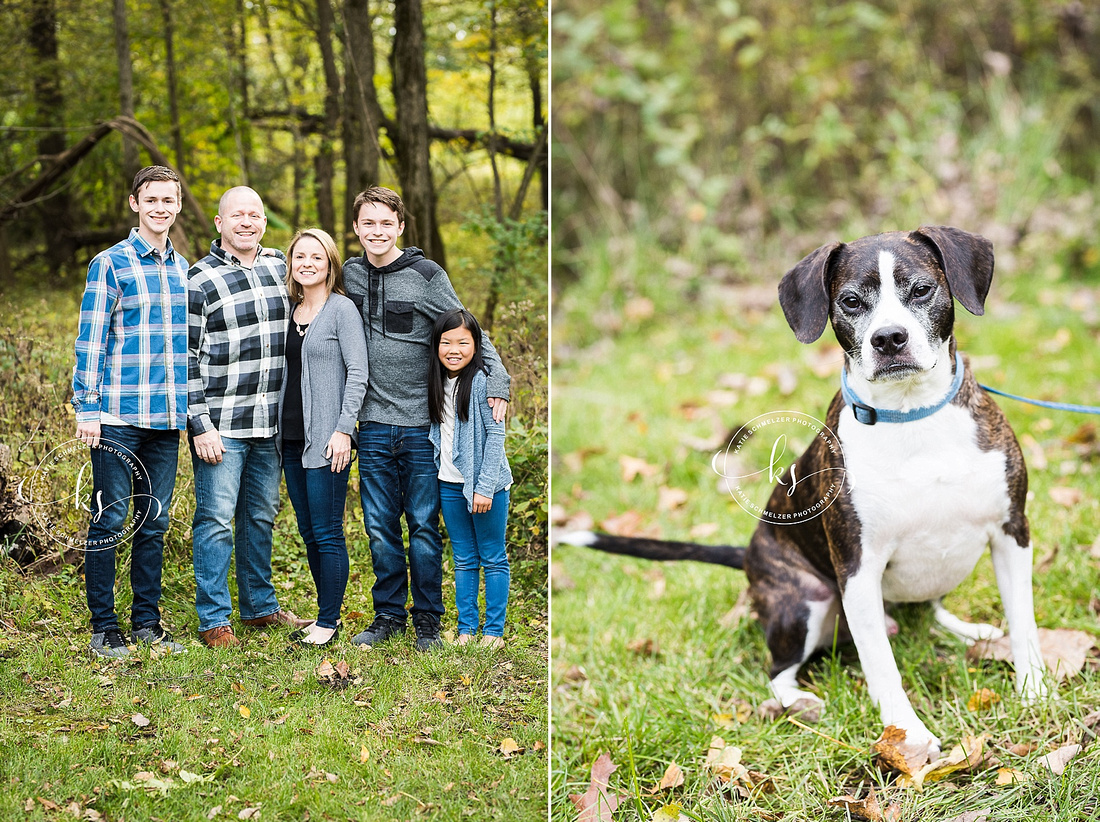 At home family portraits with Iowa family photographer KS Photography