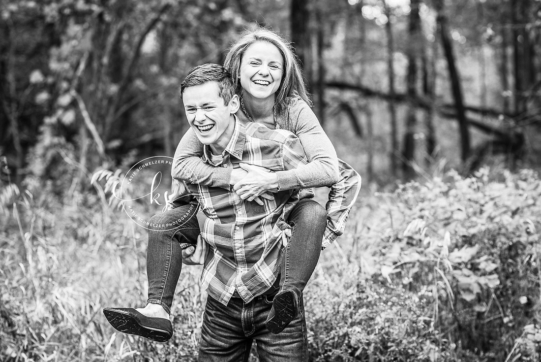 At home family portraits with Iowa family photographer KS Photography