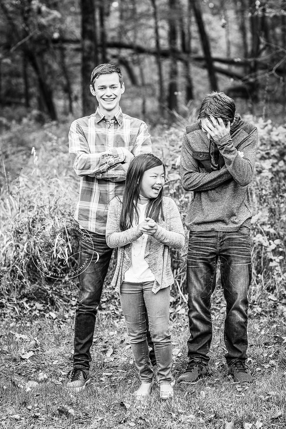 At home family portraits with Iowa family photographer KS Photography