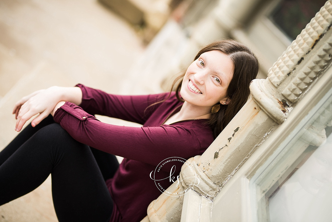 Fall Iowa senior portraits in Tiffin IA with KS Photography