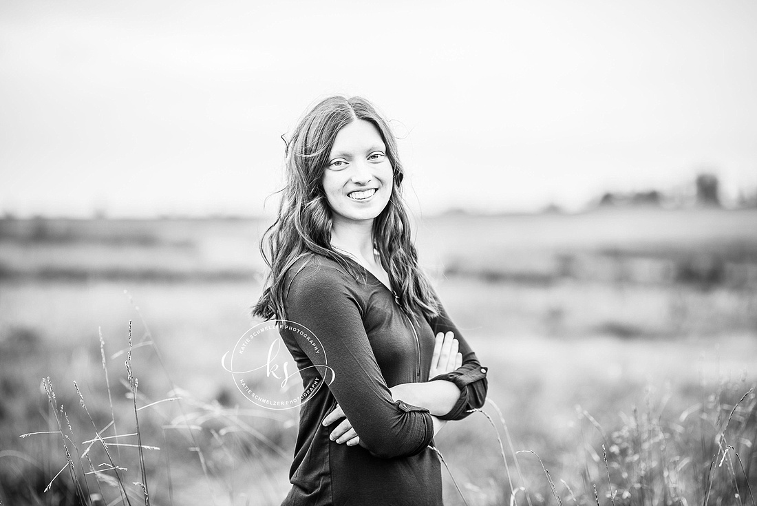 Fall Iowa senior portraits in Tiffin IA with KS Photography