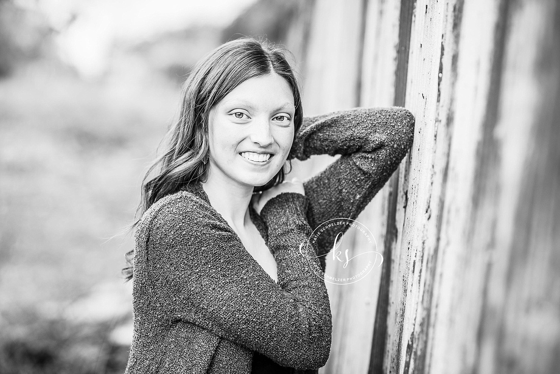 Fall Iowa senior portraits in Tiffin IA with KS Photography