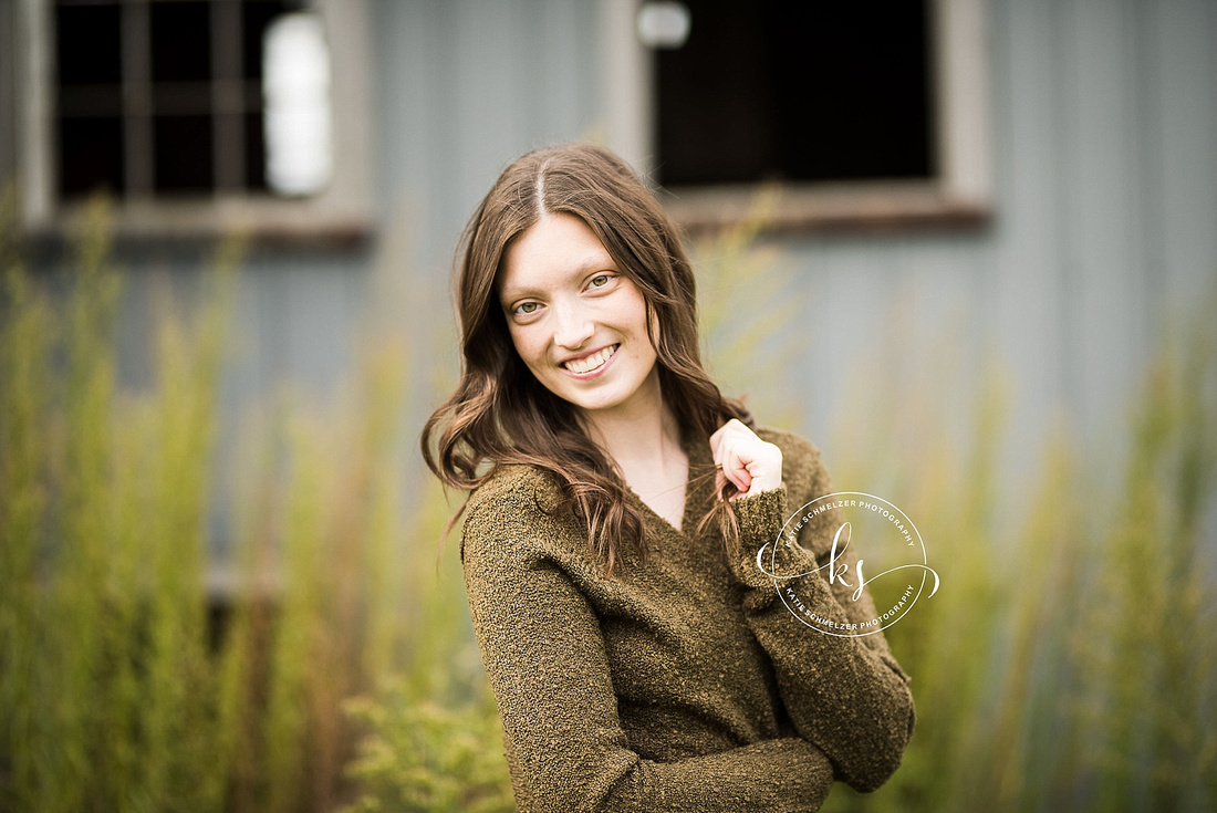 Fall Iowa senior portraits in Tiffin IA with KS Photography