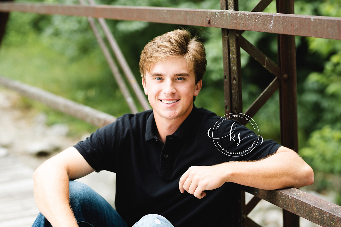 Iowa City Senior Session of high school baseball player photographed by KS Photography