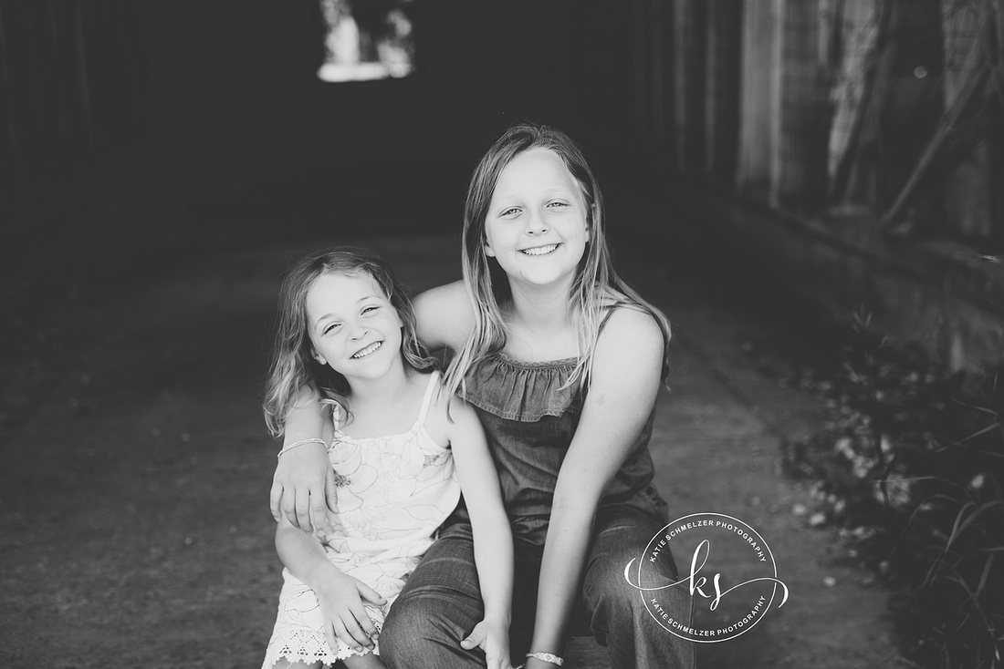 Amana Iowa Family Session of the Stewart Sisters photographed by IA Family Photographer  KS Photography