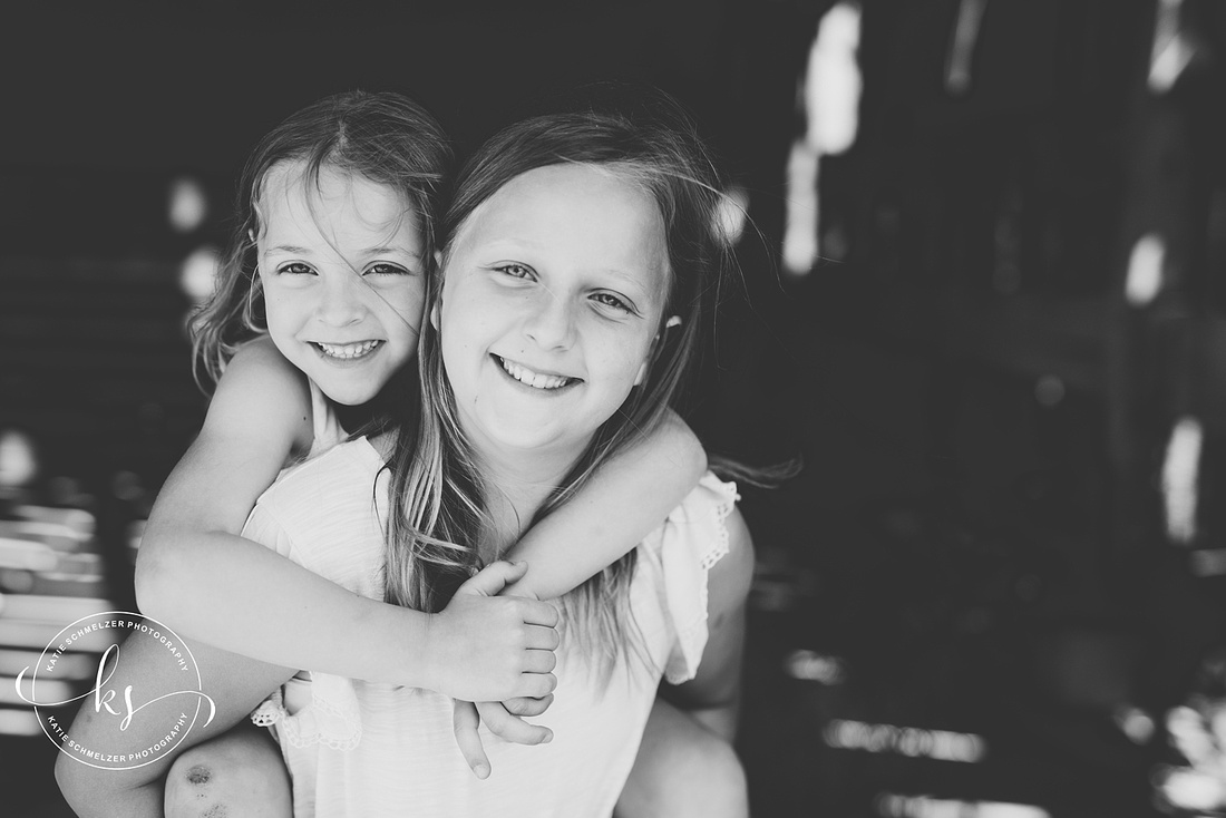 Amana Iowa Family Session of the Stewart Sisters photographed by IA Family Photographer  KS Photography