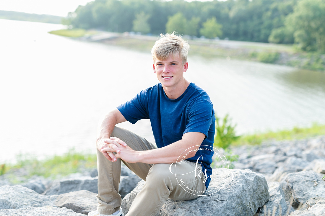 High School Athlete Senior Session photographed by IA Senior Photographer KS Photography