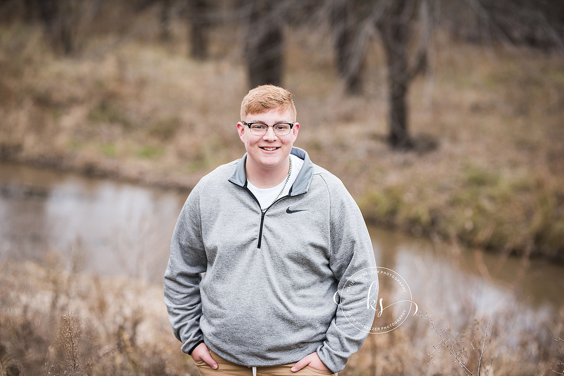 Senior portraits at Lake McBride and Solon IA with KS Photography