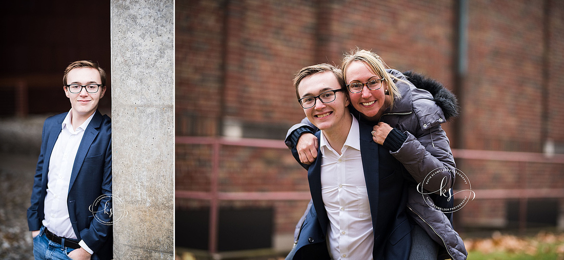 Iowa senior portraits with student in decolonize shirt photographed by KS Photography