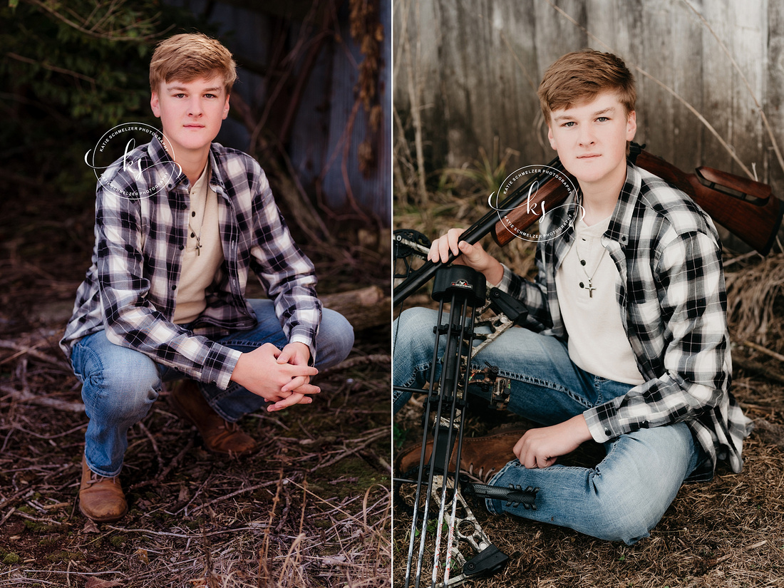 Outdoor Sports Senior Session photographed by IA Senior Photographer KS Photography