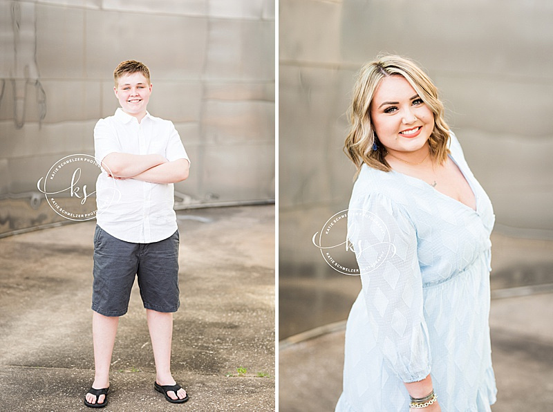 Chic and stylish downtown Iowa City family portraits with KS Photography