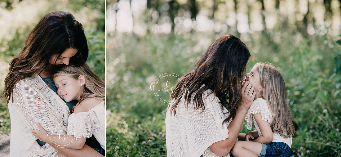 Boho inspired mommy and me session in Iowa with KS Photography