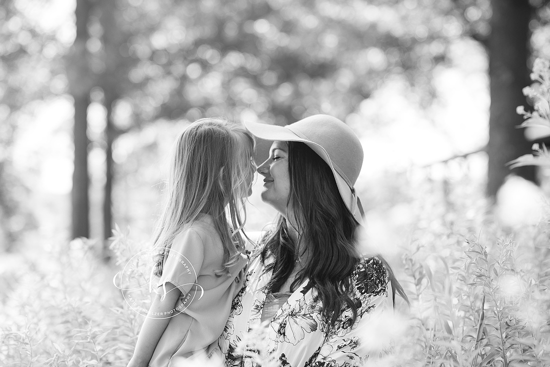 Boho inspired mommy and me session in Iowa with KS Photography