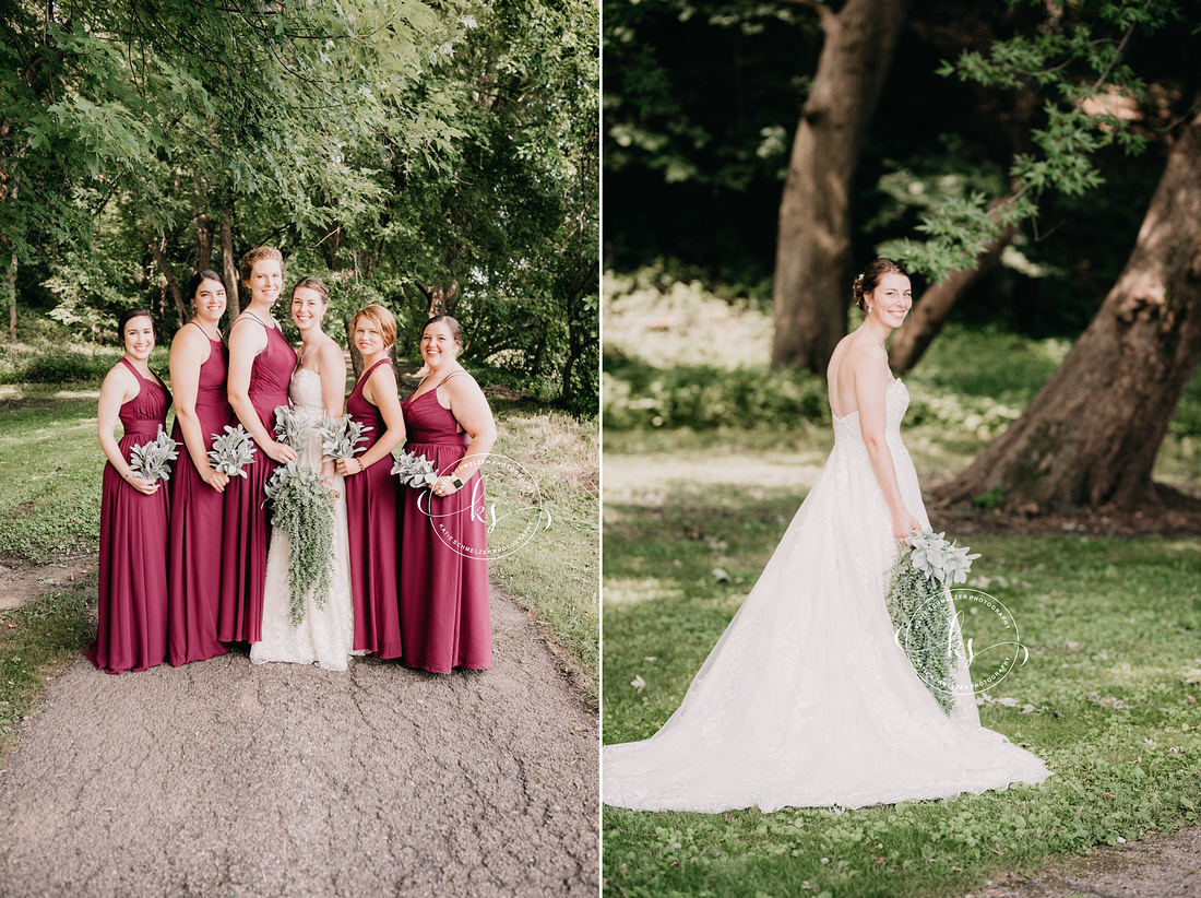 Lake Red Rock wedding with wooden details photographed by Iowa wedding photographer KS Photography 