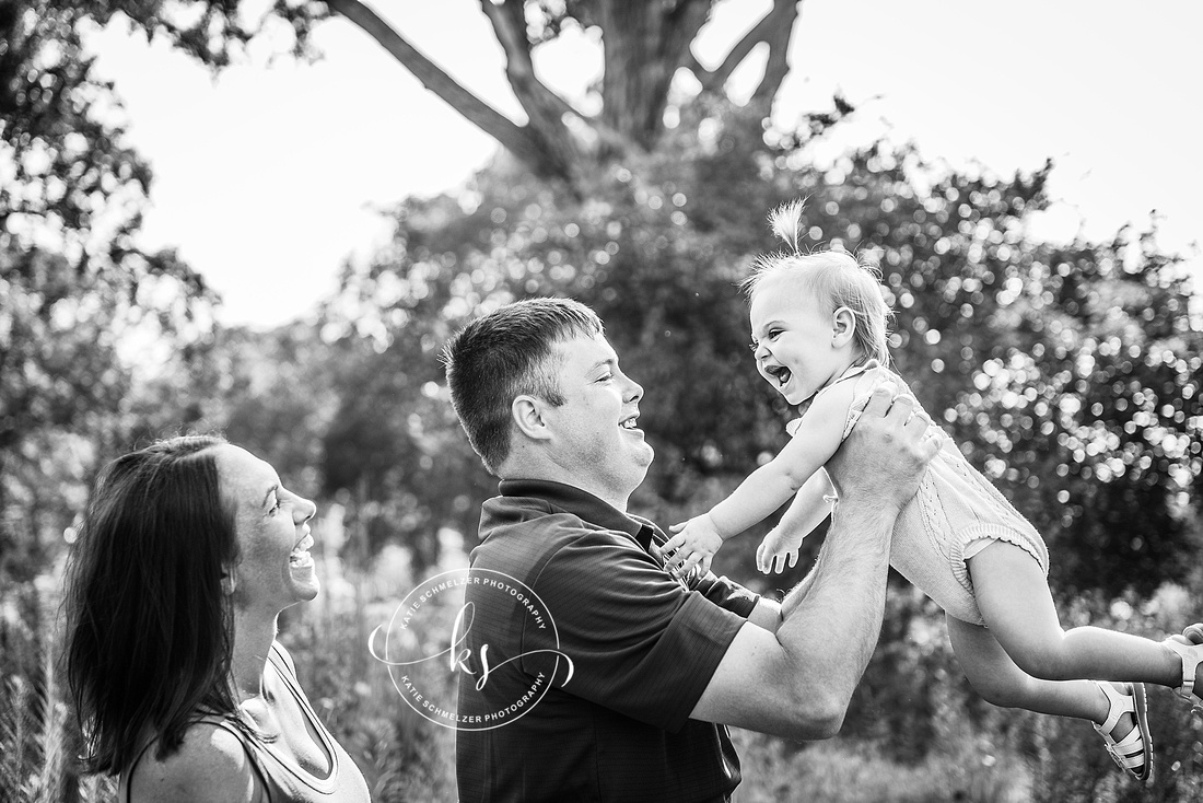 Milestone Portraits in Tiffin IA with family portrait photographer KS Photography