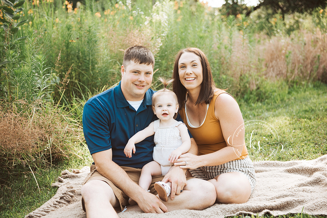 Milestone Portraits in Tiffin IA with family portrait photographer KS Photography