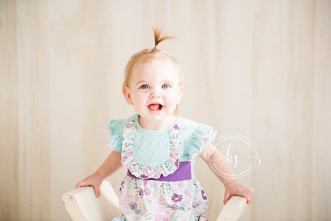 Milestone Portraits in Tiffin IA with family portrait photographer KS Photography