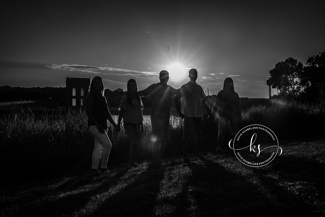 Family portraits at the Res in Coralville IA with KS Photography