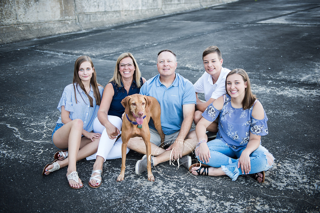 Family portraits at the Res in Coralville IA with KS Photography