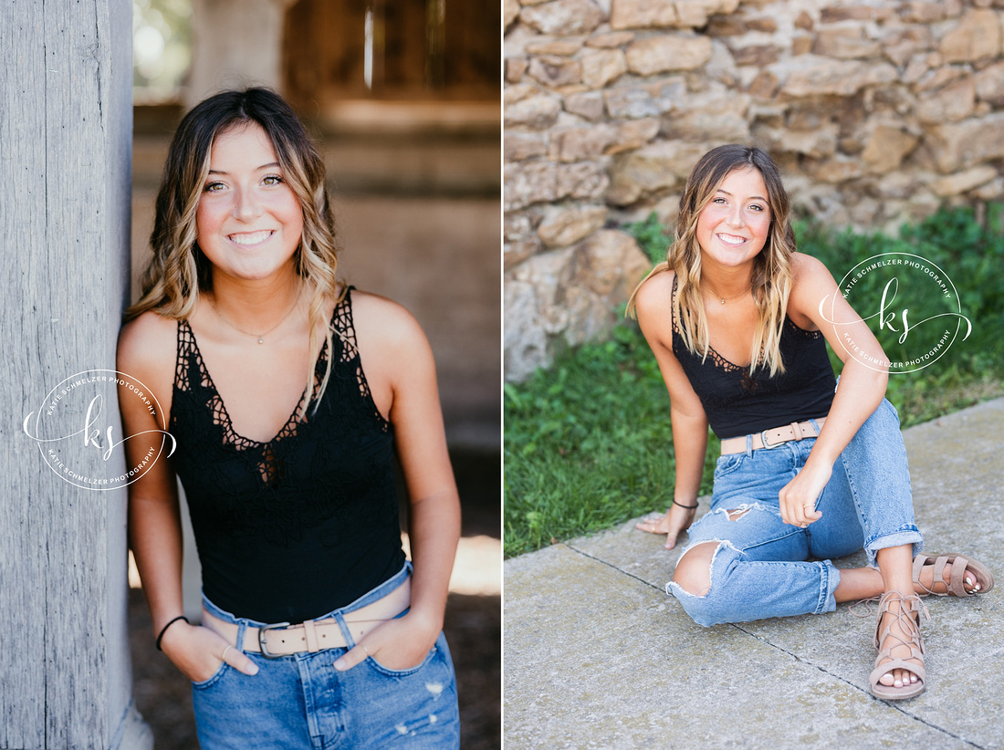 Senior portraits in Amana IA with KS photography