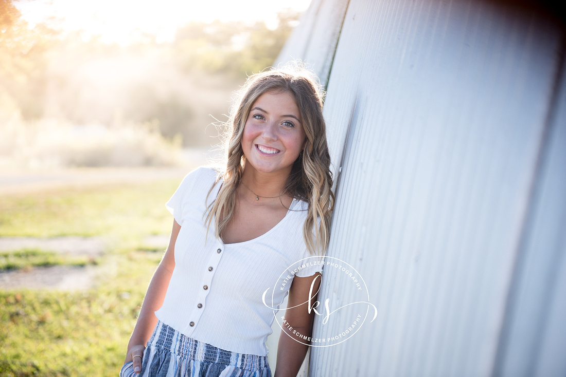 Senior portraits in Amana IA with KS photography