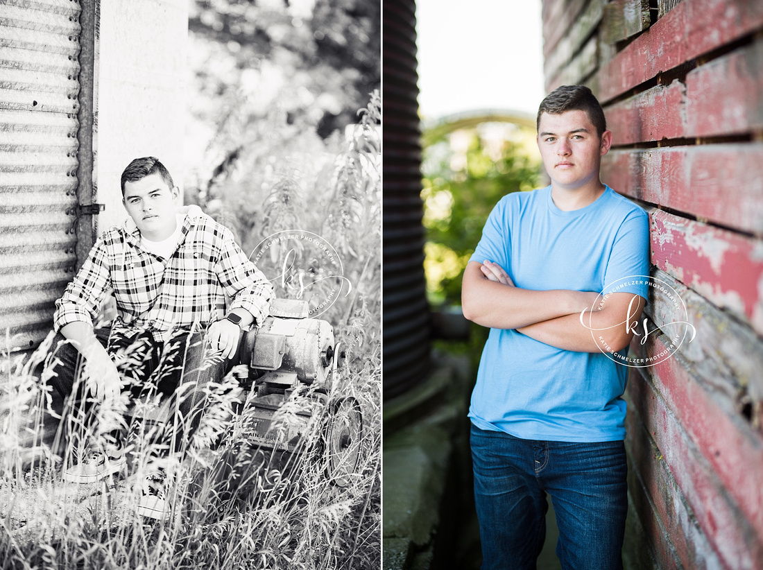 Colony Pumpkin Patch Senior Portraits in North Liberty with KS Photography