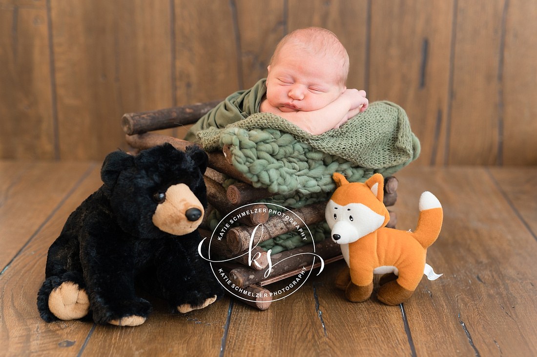 Iowa Newborn + Family Photographer of Newborn baby boy photographed by KS Photography