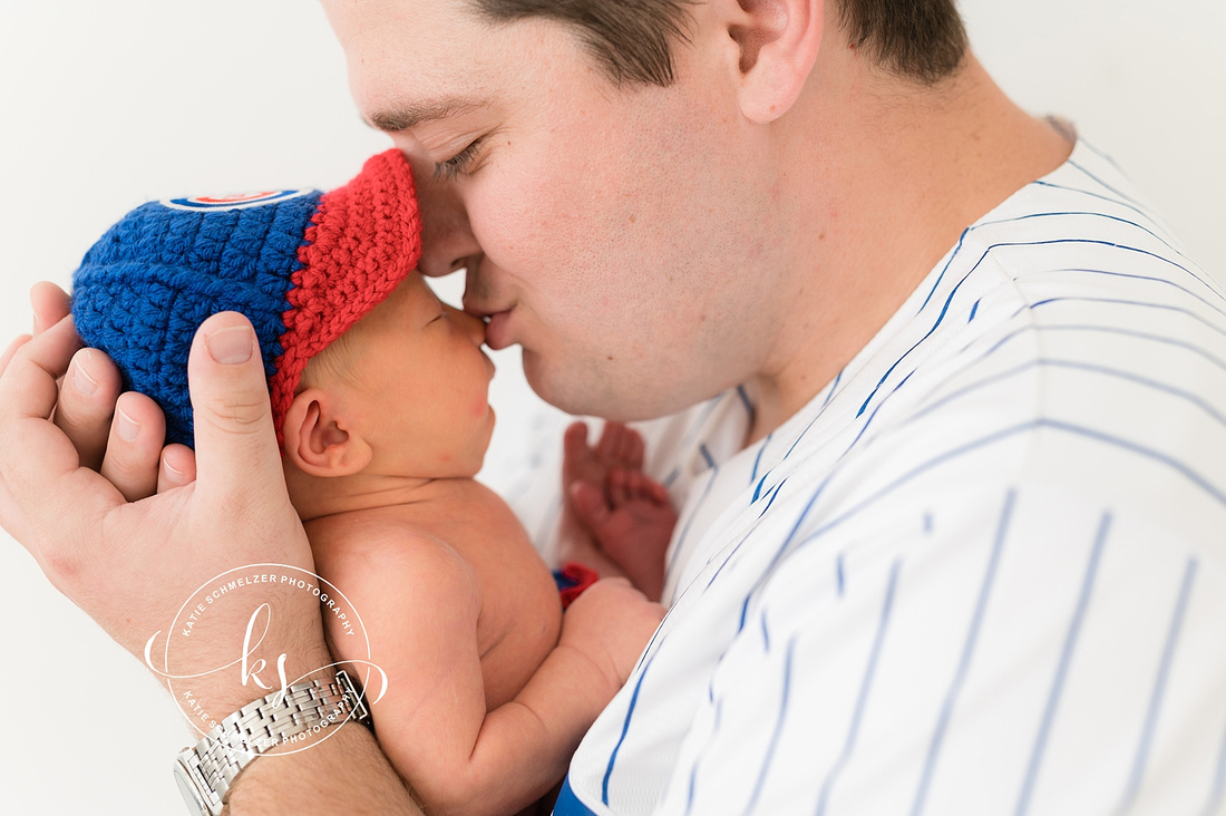 Iowa Newborn + Family Photographer of Newborn baby boy photographed by KS Photography