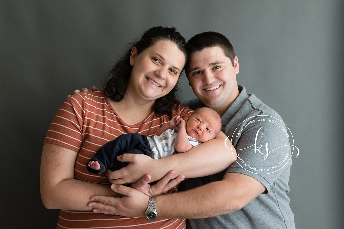 Iowa Newborn + Family Photographer of Newborn baby boy photographed by KS Photography