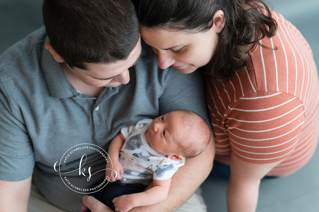 Iowa Newborn + Family Photographer of Newborn baby boy photographed by KS Photography