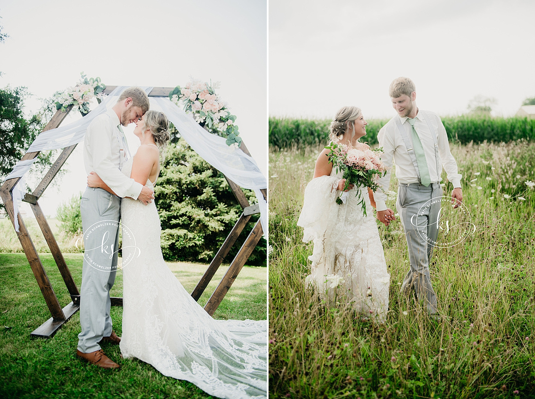 Outdoor Iowa Wedding Photographer photographed by Iowa Wedding Photographer KS Photography