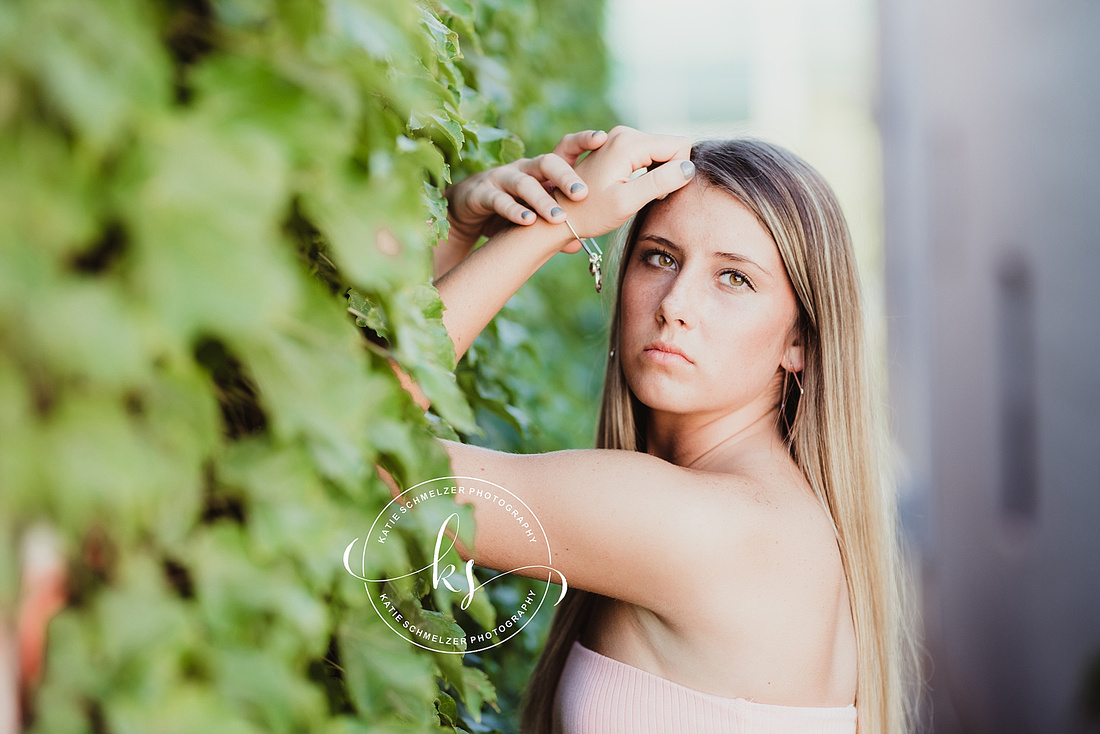 Senior portraits in Amana, IA photographed by Tiffin photographer KS Photography