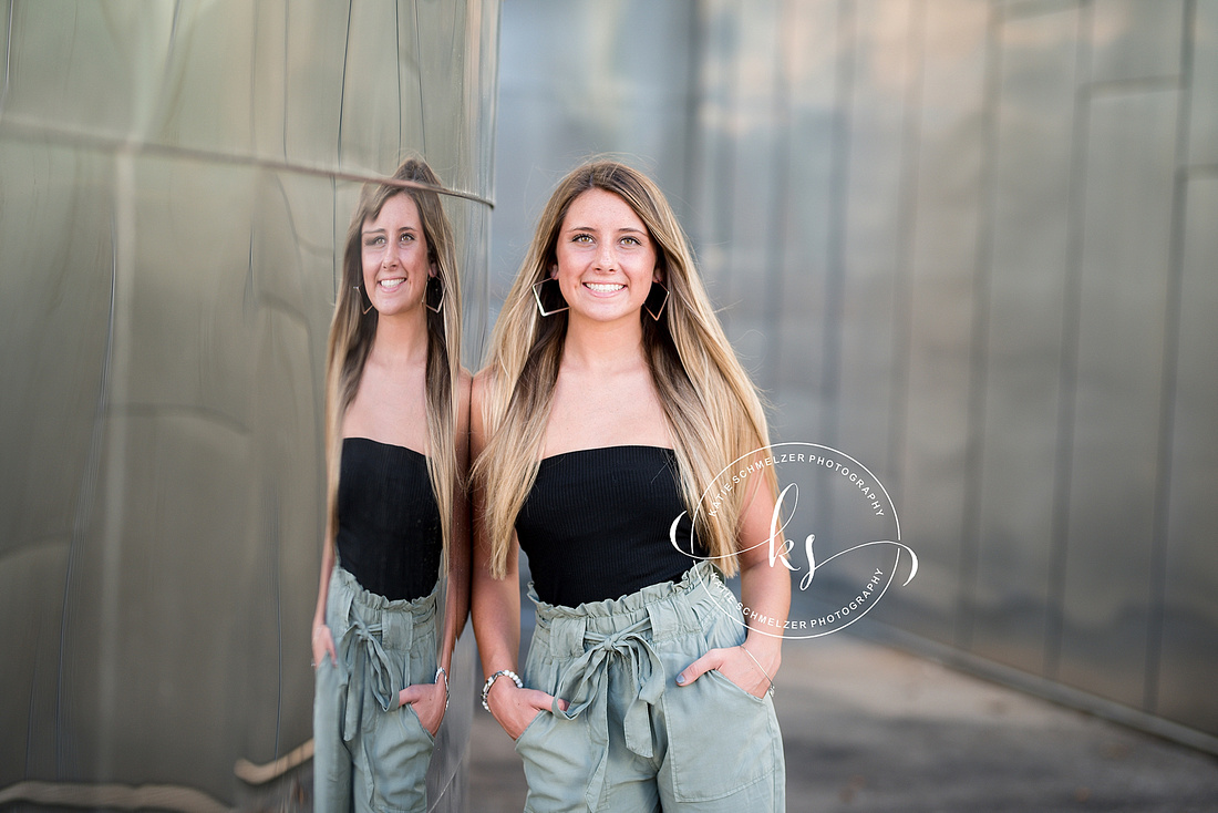 Senior portraits in Amana, IA photographed by Tiffin photographer KS Photography