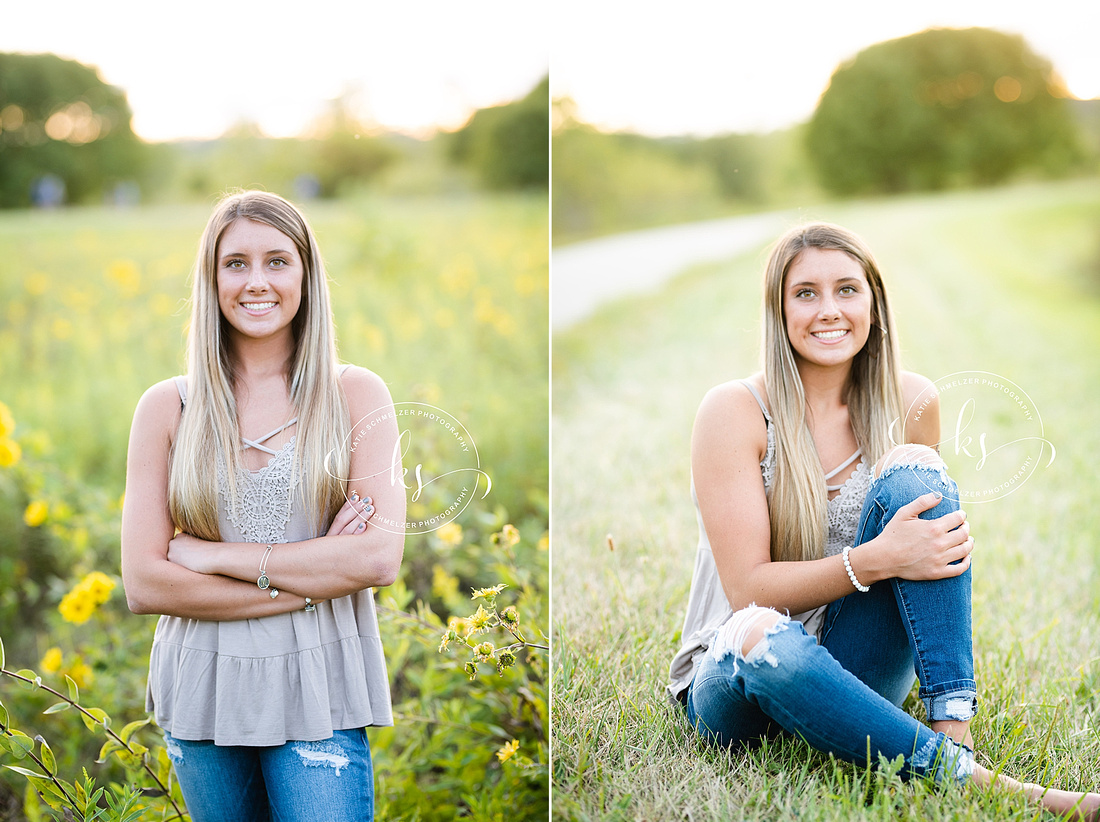 Senior portraits in Amana, IA photographed by Tiffin photographer KS Photography