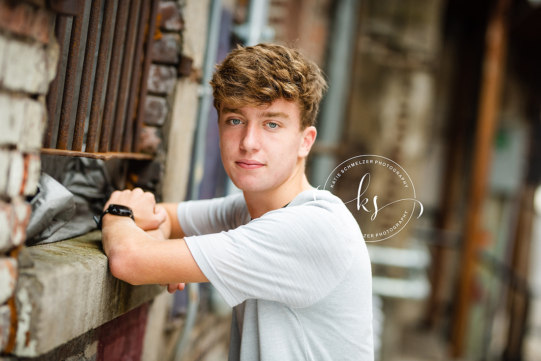 Iowa senior portraits with Liberty High School senior and athlete photographed by KS Photography 