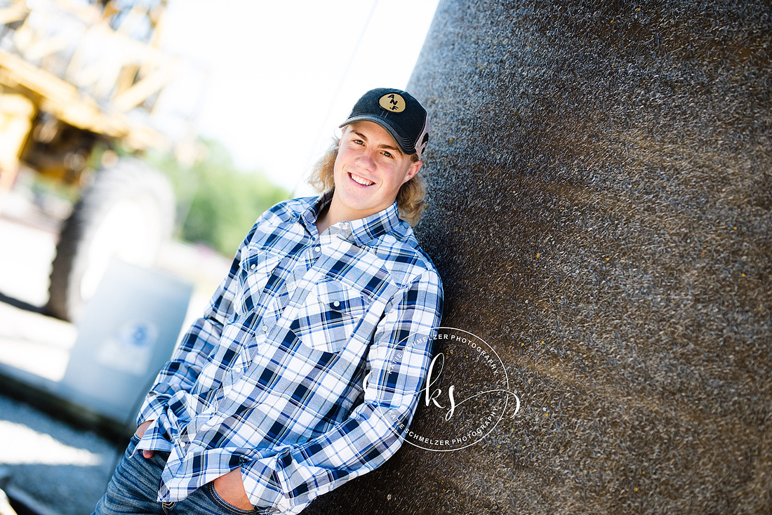 Iowa Senior Portraits in Oxford with CCA senior and KS Photography