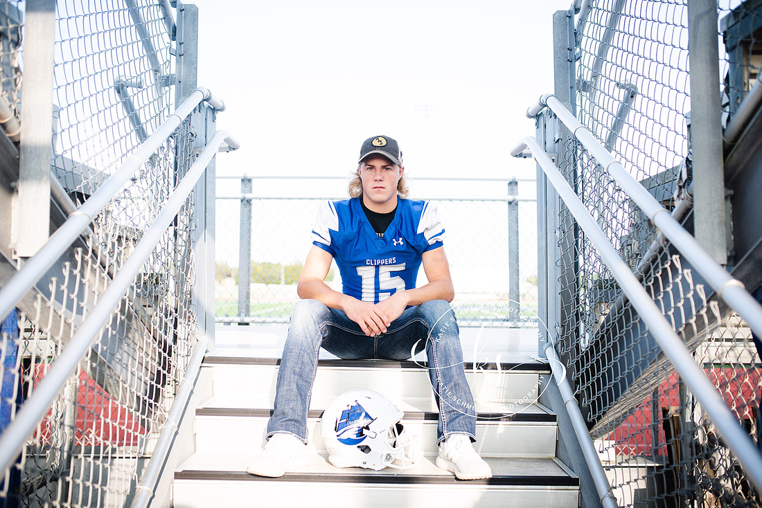 Iowa Senior Portraits in Oxford with CCA senior and KS Photography