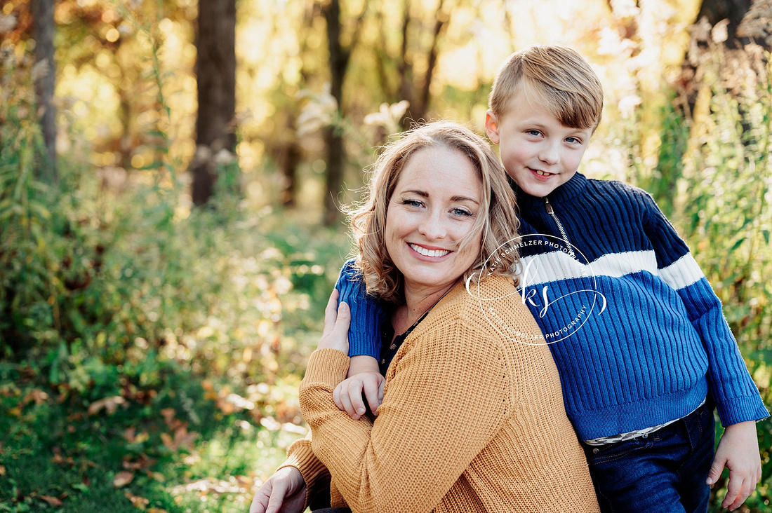 Evening Family Mini Session photographed by Iowa Family Photographer KS Photography