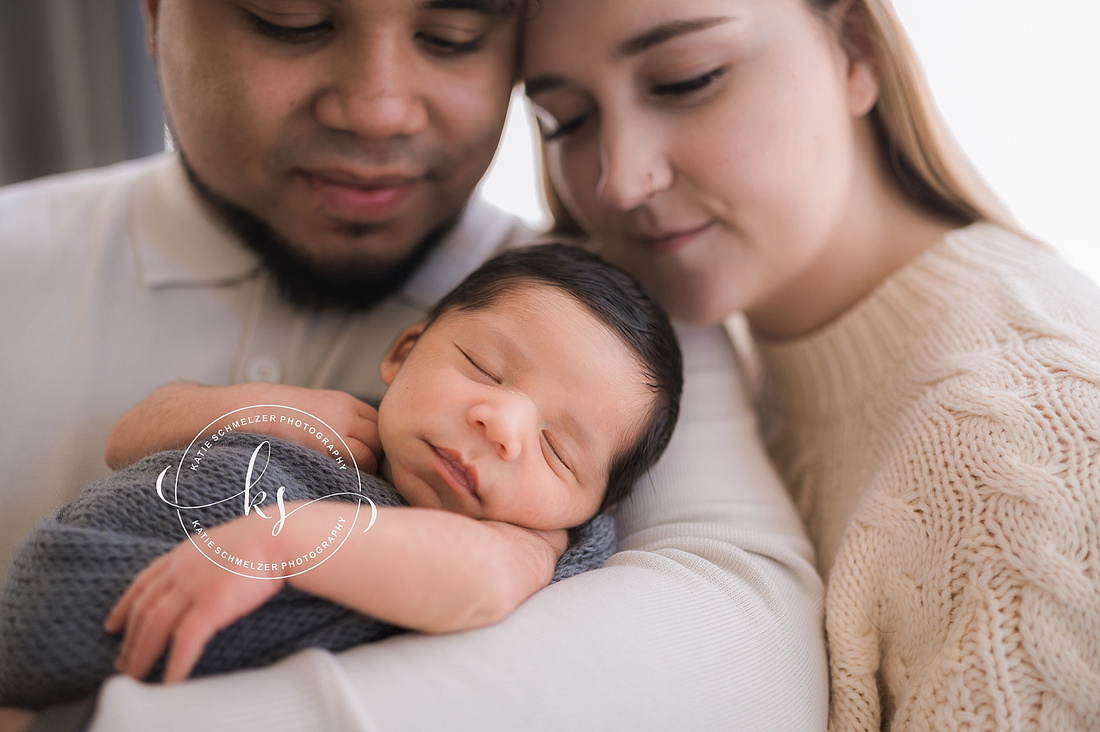 Cozy Iowa Newborn Session photographed by  Iowa Newborn Photographer KS Photography 